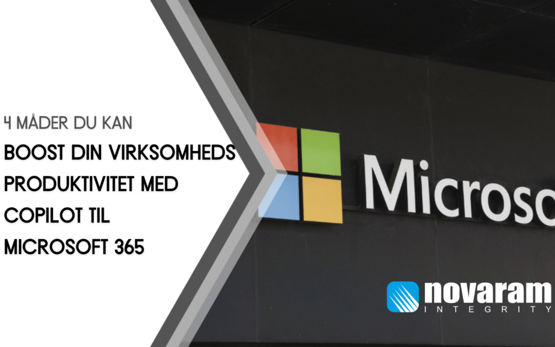 Boost din virksomheds produktivitet med Copilot til Microsoft 365